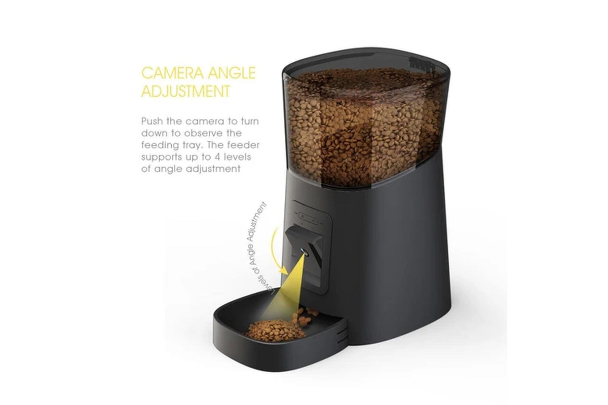 Automatic Pet Feeder Cat Smart Pet Food Dispenser Remote Control Pet Feeder with Camera
